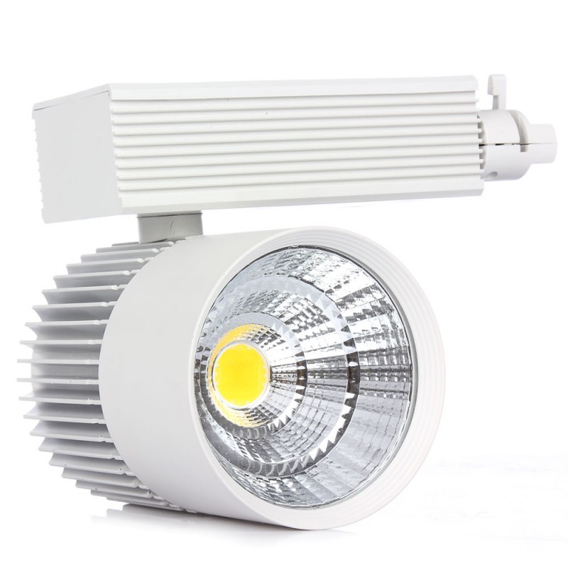 10pcs 30W COB LED Track light Warm/Cold White Track Lighting Retail Spot Wall Lamp Rail Spotlights Replace Halogen Lamps