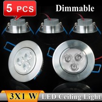 5pcs 3W 6W LED Ceiling Light Lamps Downlight CE&RoHS AC85-265v Warm White Cool white Ceiling LED Lights For Home
