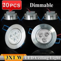 High Bright 3w 6w LED Down Light Dimmable Ceiling Light 110V 220V Cool White Warm White Recessed Home Lighting