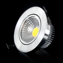 10pcs High quality COB chip Led downlights Recessed 3W 6W Dimmabel cool/warm white AC110V-220V With driver