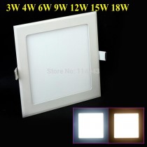 10pcs LED Panel light 3W 85-265V ultra-thin panel lamp recessed ceiling light small wall lamp white downlight Free shipping