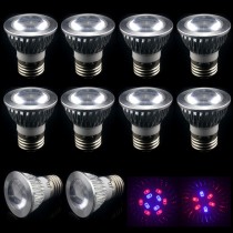 5pcs High Power Agricultural Led Grow Light E27 6W 10W Bulb Plant Lights Growth Growing for Growing veg flowering Plants