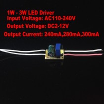 Free shipping 10pcs/lot 12V output led driver transformer 1W - 3W led driver 85-265V input for E27 GU10 LED lamp high quality