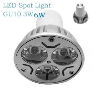 1X 3W GU10 LED Spotlight Bulb Lamp High Power AC85-265V Warm/Cold White Spot LED Light For Home Dimmable/Non-dimmable