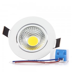 1pcs Led Ceiling Down Light 3W 6W Dimmable/Non-dimmable COB Spot Lamp Downlights Warm/Cold White AC85-265V