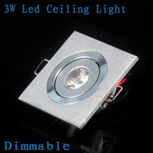 1X Led Ceiling Light 3w LED Recessed Down Lights Ceiling Lamp Cool/Warm White 110~240V LED Spot Light