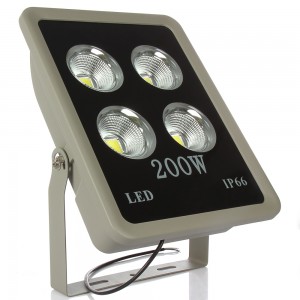 4pcs AC85-265V LED Floodlight 200W 300W 400W COB Flood Spotlight Waterproof Outdoor Lighting IP65 AC85-265V