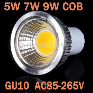 1PCS Led Spot Light 3W 5W 7W 9W GU10 COB Led Light Bulbs Light Dimmable Led Spotlight 110V 220V Ultra Bright High Quality